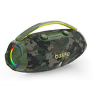 Caixa de Som Basike Ba RAD 207 80W IPX5 Portátil Bluetooth RGB Inteligente