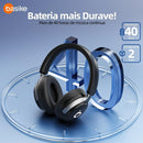 Fone de Ouvido Basike Ba FON 137 Bluettoh ANC Redução de Ruído Ativo com Microfone
