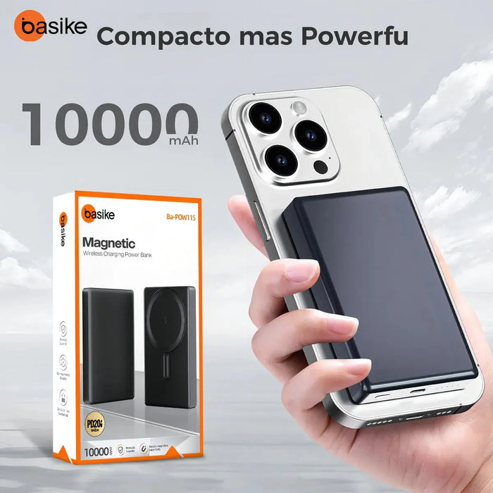 Carregador Power Bank Basike Ba POW 115 10.000mAh Bateria Li-ion 15W - Basike Brasil Oficial