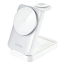 Carregador Por Indução 3 em 1 Basike Ba WXC 148 15W Compativel com Magsafe Dobrável