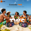Caixa de Som Basike Ba RAD 295 80W Sem Fio Bluetooth IPX6 TWS RGB Portátil
