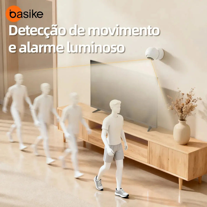 Câmera De Segurança Basike TW 9500 Interna IP Monitamento 2.4G WiFi Full HD 300W Pixel Yoosee - Basike Brasil Oficial