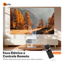 Projetor Basike Ba TY 366 Portatol Android HDMI TV Ultra HD 1080p Wifi 6 Bluetooth