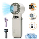 Ventilador De Mão Portatil Basike Ba FAN 330 Recarregavel Display Led 20000 RPM