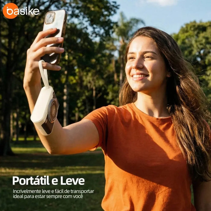 Powe Bank Basike Ba POW 384A 10.000mAh Turbo 22.5W Portátil  Com Display em Led - Basike Brasil Oficial
