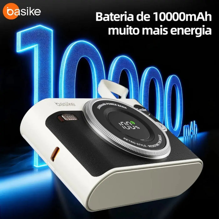 Powe Bank Basike Ba POW 384A 10.000mAh Turbo 22.5W Portátil  Com Display em Led - Basike Brasil Oficial