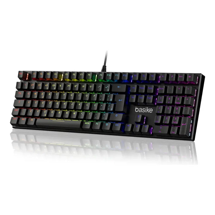 Teclado Mecânico Basike Ba KEY 310 Gamer RGB Com Fio ABNT2 Hot Swapp USB - Basike Brasil Oficial