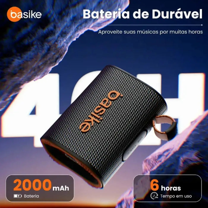 Caixa de Som Caixinha  Basike Ba RAD 185 15W Bluetooth Preto - Basike Brasil Oficial