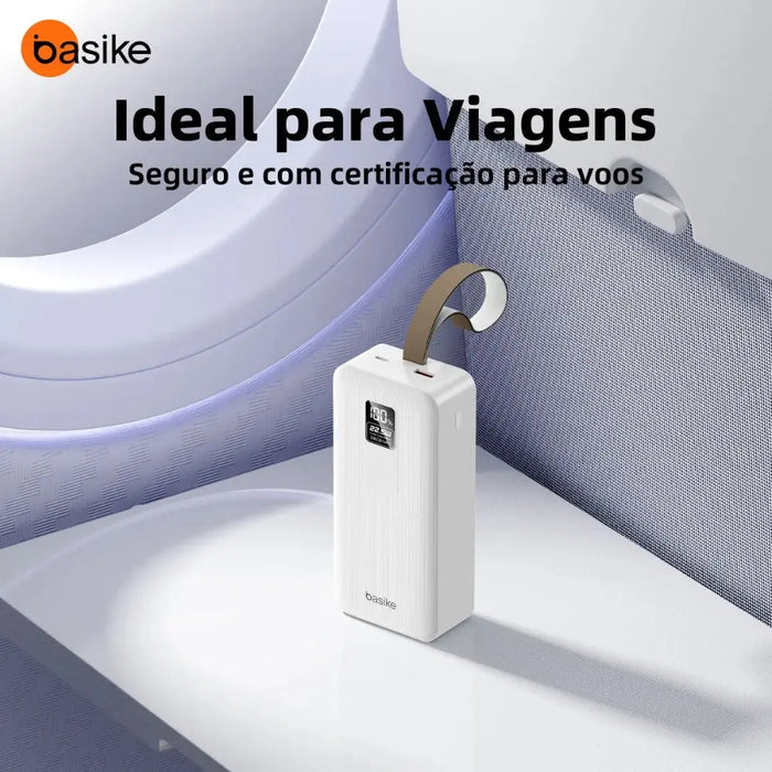 Power Bank Basike B177B 30.000mAh 22.5W Rápido Display em Led - Basike Brasil Oficial
