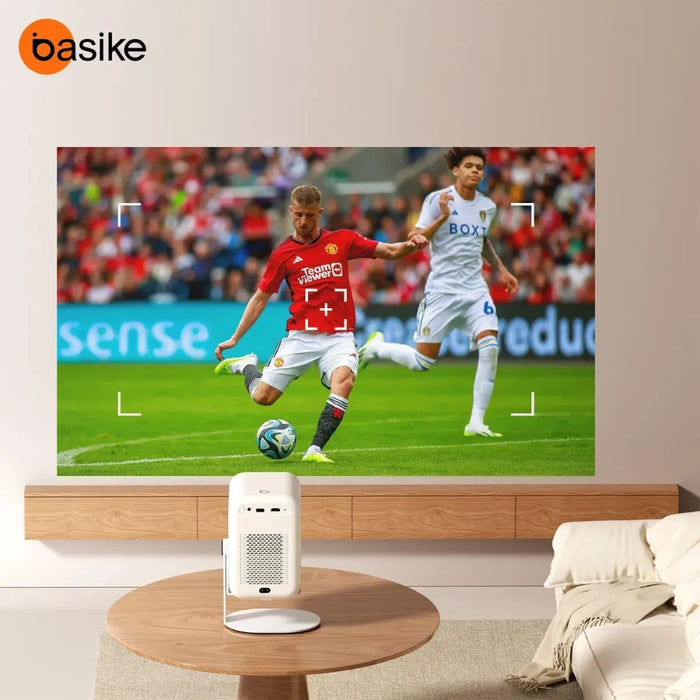 Projetor Portátil Basike Ba TY 365 Smart FULL hd 12.000 Lúmens Wi-fi 6 Bluetooth 5.4 Basike