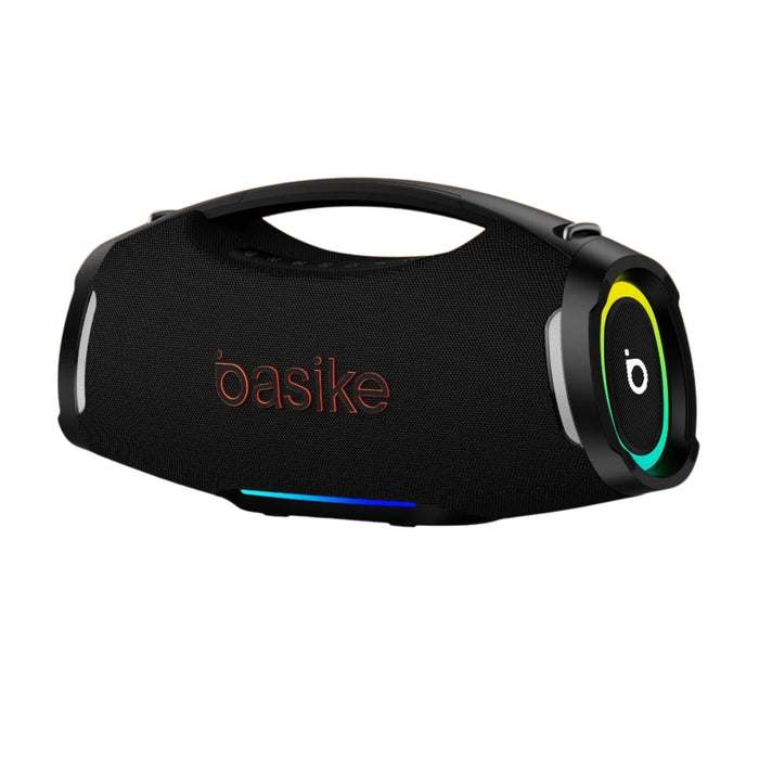 Caixa de Som Basike Ba RAD 438 200W Graves Fortes 18000mAh IPX6 RGB e TWS Basike