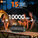 Caixa de Som Basike Ba RAD 289 160W Portátil Bluetooth IPX 6 15 Horas de Musica