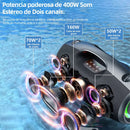 Caixa de Som Basike Ba RAD 252 400W Bass Boost Bluetooth IPX6