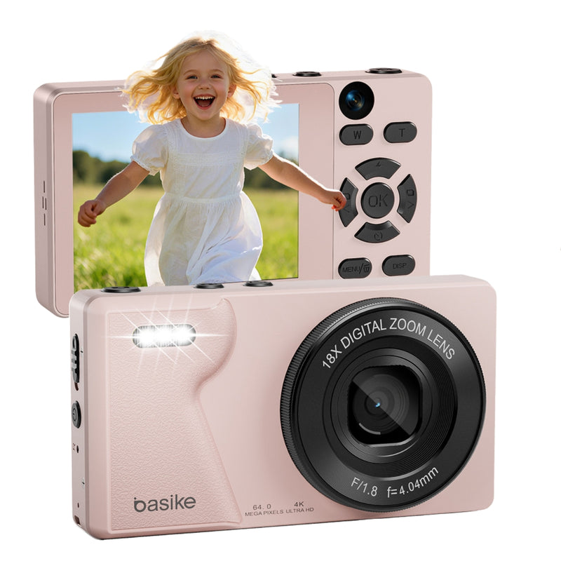 Câmera Fotográfica Basike Ba-CAM292 Digital Portatil 4K Ultra HD 1080P Cartão SD 32gb