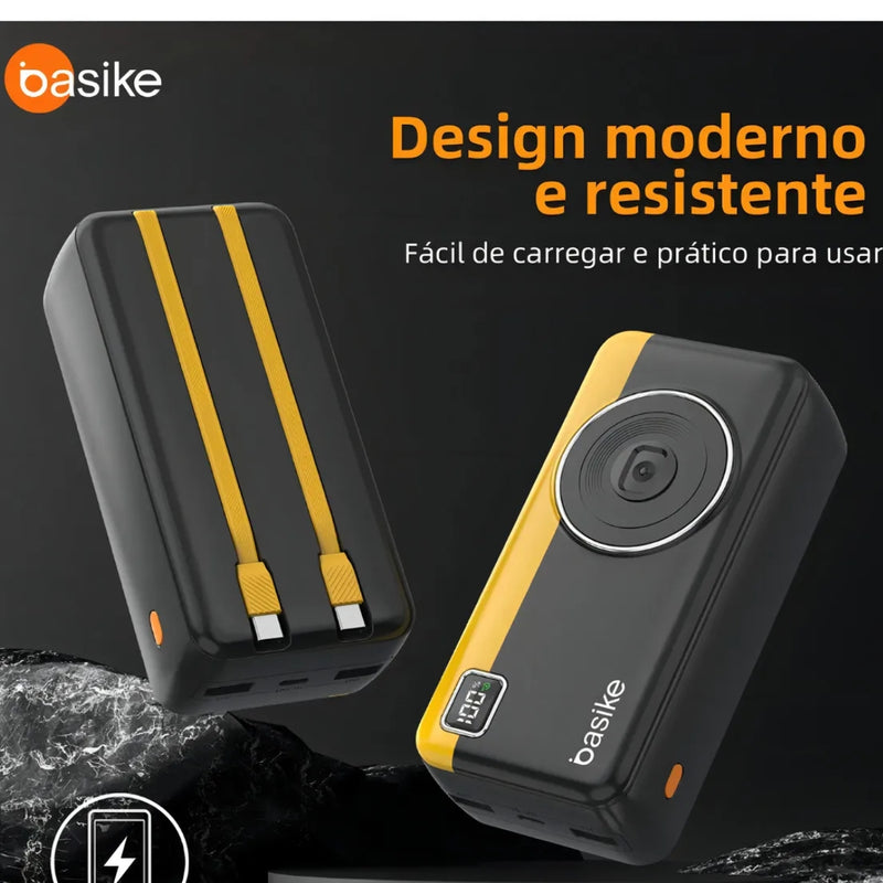 Power Bank Basike Ba POW 177 30.000mAh Carregador Super Rápido Portátil Universal