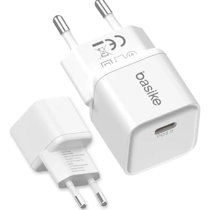 carregador de Parede BASIKE BA-CAR045 20W Power Delivery USB-C Basike