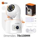 Câmera de Segurança Basike Ba CAM 003 Wi Fi 360º Full HD Visão Panorâmica Vigilância
