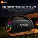 Caixa de Som Basike Ba RAR 134 300W Bluetooth IPX6 TWS RGB