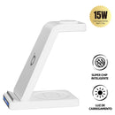 Carregador Por Indução 3 em 1 Basike Ba WXC 012 15W Rápido