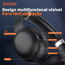 Fone De Ouvido Basike Ba FON 20420 HeadSet Bluetooth Com Redução de Ruído ANC HIFI Com Microfone