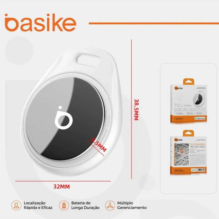 Tag de Localização Basike DW346 Rastreador para Objetos Pessoais Criança Pet Smart GPS - Basike Brasil Oficial