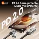 Cabo de Carregamento Basike PD100W 66W Rápido Tipo C Usb Lightning