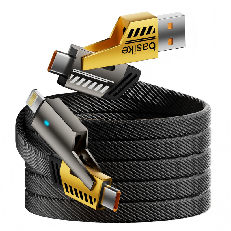 Cabo de Carregamento Basike PD100W 66W Rápido Tipo C Usb Lightning