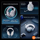 Headset Gamer Basike Ba FON 317 Boreas V2 Conexão Tripla Sem Fio Surround RGB Bateria 20 H