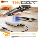Powe Bank Basike B 205 10.000mAh Carregador Portátil Indução 22.5W