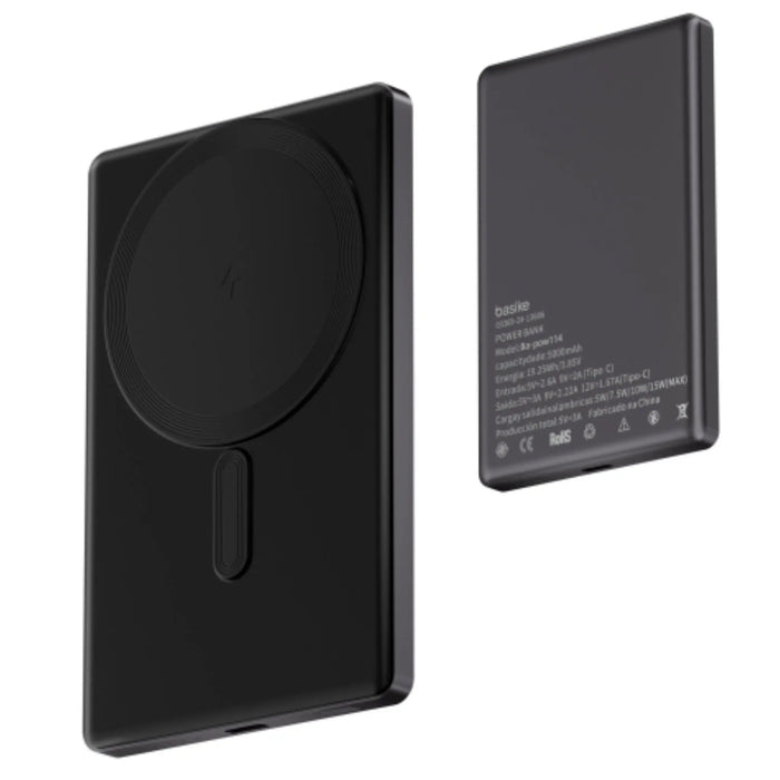 Carregador Power Bank Basike Ba POW 114 5.000mAh Bateria Li-ion 15W - Basike Brasil Oficial