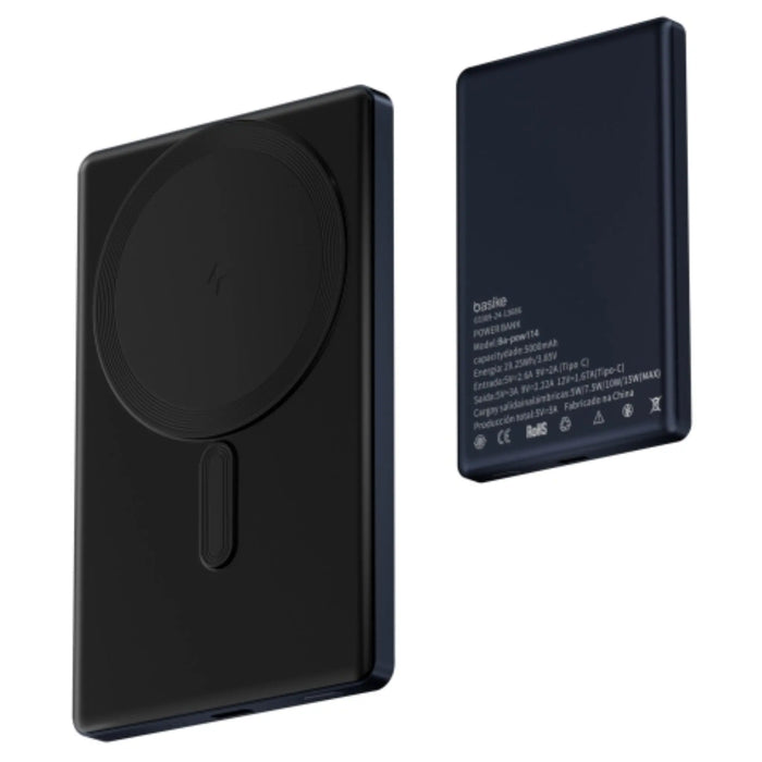 Carregador Power Bank Basike Ba POW 114 5.000mAh Bateria Li-ion 15W - Basike Brasil Oficial