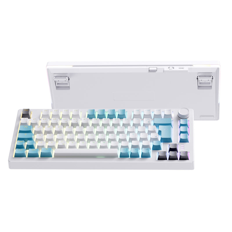 Teclado de Computador Basike Ba KEY 308 Mecânico Gamer USB e Bluetooth Rgb Hot Swappable