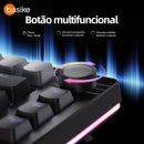 Teclado de Computador Basike Ba KEY 308 Mecânico Gamer USB e Bluetooth Rgb Hot Swappable