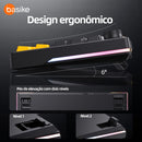 Teclado de Computador Basike Ba KEY 308 Mecânico Gamer USB e Bluetooth Rgb Hot Swappable