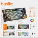 Teclado de Computador Basike Ba KEY 308 Mecânico Gamer USB e Bluetooth Rgb Hot Swappable