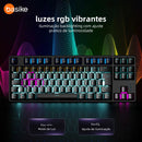 Teclado de Computador Basike Ba KEY 311 Mecânico Gamer Hot Swap Layout Qwerty Compatível