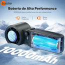 Ventilador De Mão Portatil Basike Ba FAN 330 Recarregavel Display Led 20000 RPM