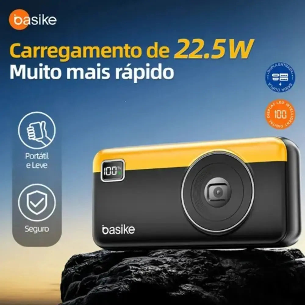 Power Bank Basike Ba POW 176 10.000mAh Carregador Super Rápido