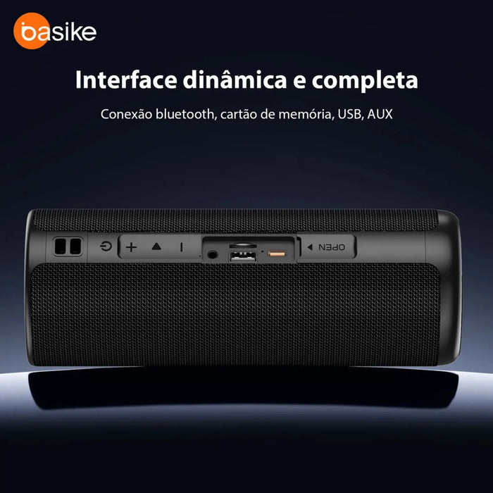 Caixa de Som Basike Ba RAD 281 Sem fio Portátil Bluetooth 30 W 4000mah Wireless Com FM - Basike Brasil Oficial