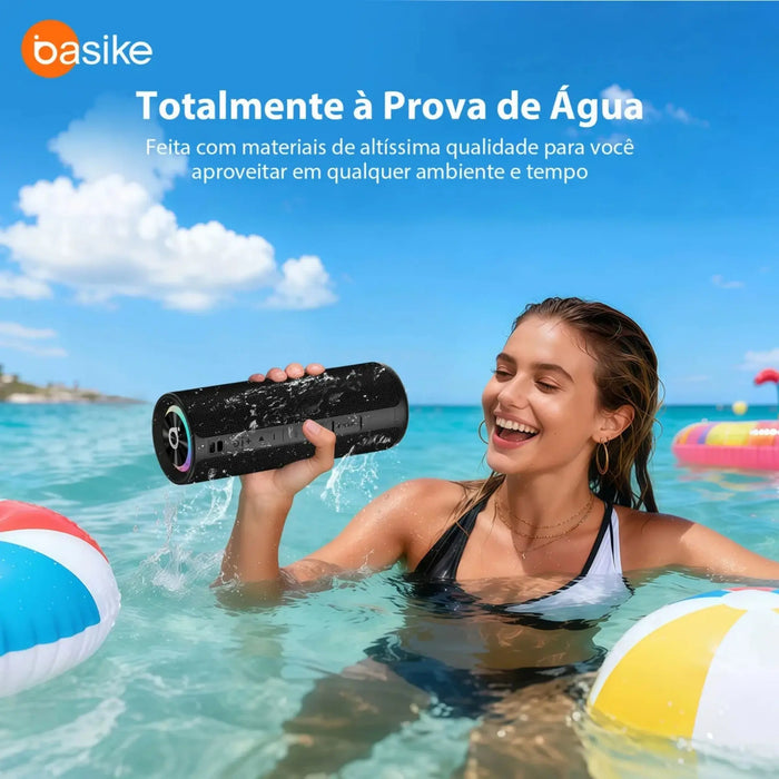 Caixa de Som Basike Ba RAD 281 Sem fio Portátil Bluetooth 30 W 4000mah Wireless Com FM - Basike Brasil Oficial