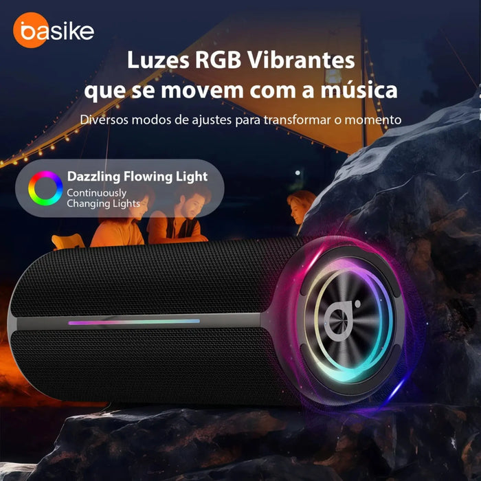 Caixa de Som Basike Ba RAD 281 Sem fio Portátil Bluetooth 30 W 4000mah Wireless Com FM - Basike Brasil Oficial