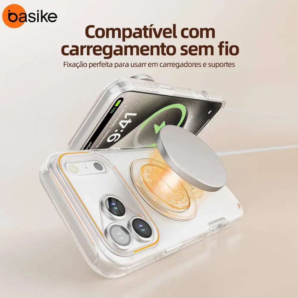 Capa Capinha para Celular Basike BSJ - 385 para Iphone Com Suporte