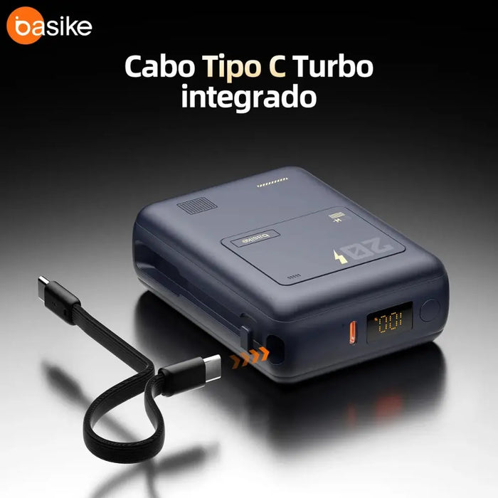 Power Bank Basike B203A 20.000mAh 65W Turbo com Display - Basike Brasil Oficial