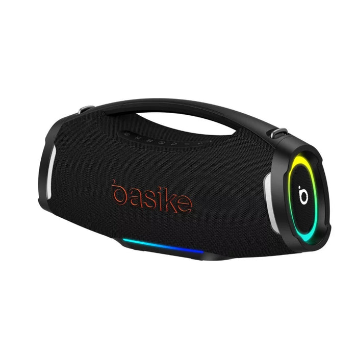Caixa de Som Basike Ba RAD 439 300W Bluetooth Portátil Boombox 26000mAh IPX6 À Prova D`água RGB TWS Basike