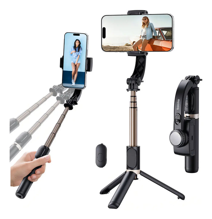 Tripé Estabilizadores Basike Ba-SPO257 Gimbal para Celular Selfie Extensível Automatico - Basike Brasil Oficial