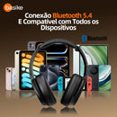 Fone de Ouvido Basike Ba FON 168 Bluetooth Bateria de 80 horas Com ANC Áudio HiFi