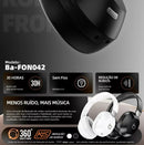 Fone de Ouvido Basike Ba Fon 042 Bluetooth 5.4 ANC Reduição de Ruído 30 Horas