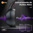 Fone de Ouvido Basike Ba Fon 042 Bluetooth 5.4 ANC Reduição de Ruído 30 Horas