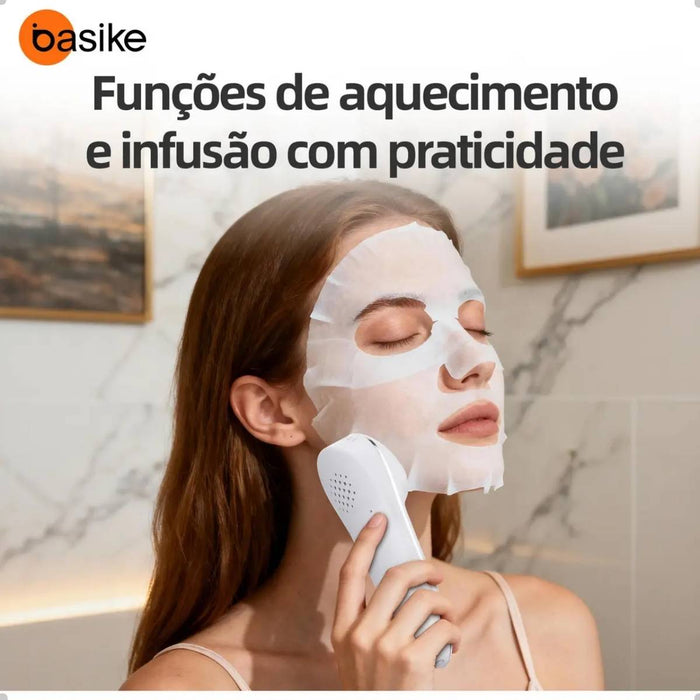 Aparelho de Mesoterapia Facial e Corporal Basike MRY 358 Radiofrequência Quente e Fria Bivolt Basike