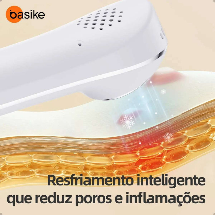 Aparelho de Mesoterapia Facial e Corporal Basike MRY 358 Radiofrequência Quente e Fria Bivolt Basike